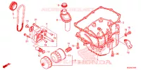 CARTER   POMPE   FILTRE A HUILE pour Honda CBR 500 R RED de 2014