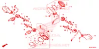 CLIGNOTANT pour Honda CBR 500 R RED de 2014