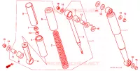 AMORTISSEUR ARRIERE pour Honda SUPER CUB 50 STANDARD de 1992