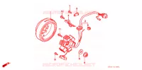 ALTERNATEUR pour Honda SUPER CUB 90 CUSTOM SQUARE LIGHT de 1997