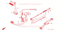 PEDALE   KICK pour Honda SUPER CUB 90 CUSTOM SQUARE LIGHT de 1997