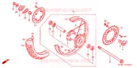 ROUE ARRIERE pour Honda XR 250 MOTARD SPECIAL de 2005