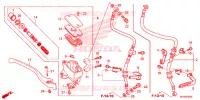 MAITRE CYLINDRE DE FREIN AVANT pour Honda SHADOW VT 750 AERO de 2014