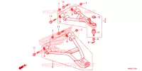 TRIANGLES AVANT pour Honda FOURTRAX 420 RANCHER 2X4 Electric Shift de 2013