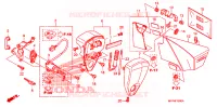 COUVERCLE LATERAL   OUTILS   CONTACTEUR A CLES pour Honda VT 1300 C FURY de 2012