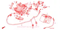 BATTERIE pour Honda VT 1300 C FURY WHITE de 2011