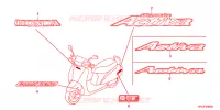 AUTOCOLLANTS pour Honda SCV 100 ACTIVA -2ID- de 2005