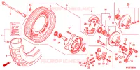 ROUE AVANT pour Honda SCV 100 ACTIVA -2ID- de 2005