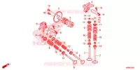 ARBRE A CAMES   SOUPAPE pour Honda CRF 250 F de 2021