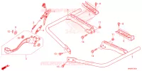 PEDALE   REPOSE PIED pour Honda FOURTRAX 520 FOREMAN RUBICON 4X4 AT DCT EPS de 2024