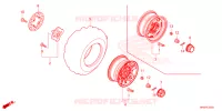ROUE AVANT pour Honda FOURTRAX 520 FOREMAN RUBICON 4X4 AT DCT EPS de 2024