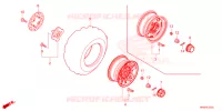 ROUE AVANT pour Honda FOURTRAX 520 FOREMAN RUBICON 4X4 AT DCT de 2024