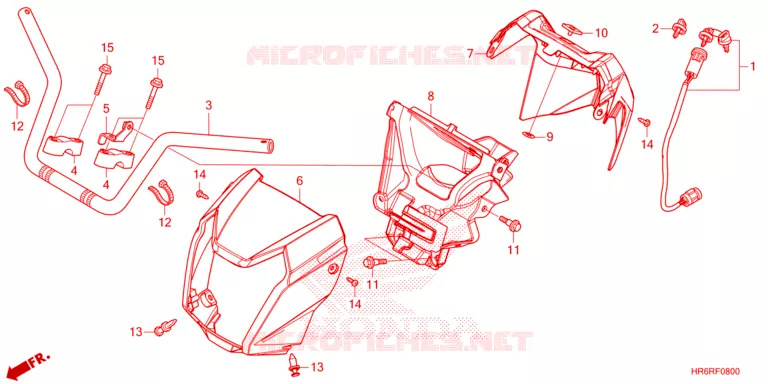 GUIDON Honda ATV 520 FOURTRAX 2024  TRX520FA5R