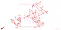 BRAS ARRIERE pour Honda FOURTRAX 520 FOREMAN RUBICON 4X4 AT DCT de 2024