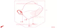 SELLE pour Honda FOURTRAX 520 FOREMAN RUBICON 4X4 AT DCT de 2024