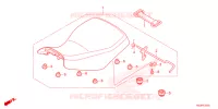SELLE pour Honda TRX 250 FOURTRAX RECON MANUAL de 2024