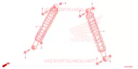 AMORTISSEUR ARRIERE pour Honda PIONEER 700 M4 de 2024