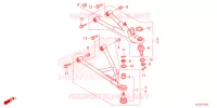 TRIANGLES AVANT pour Honda PIONEER 700 M4 de 2024
