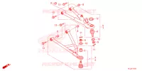 TRIANGLES AVANT pour Honda PIONEER 700 M2 FOREST de 2024