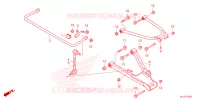 BRAS ARRIERE pour Honda PIONEER 700 M2 FOREST de 2024