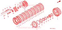 EMBRAYAGE pour Honda VALKYRIE 1500 F6C de 1999