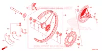 ROUE AVANT pour Honda CRF 250 R de 2024