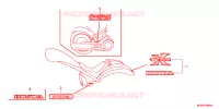 AUTOCOLLANTS pour Honda VT 1300 C FURY de 2012