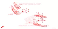 REPOSE PIED pour Honda SH 350 SPORTY de 2024