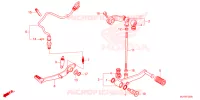 PEDALE pour Honda CB 500 HORNET de 2024
