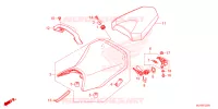 SELLE pour Honda CB 500 HORNET de 2024