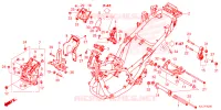 CADRE pour Honda ADV 350 HSVCS WITHOUT TOP CASE de 2024