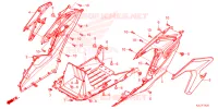 COUVERCLES LATERAUX REPOSES PIEDS pour Honda ADV 350 HSVCS WITHOUT TOP CASE de 2024