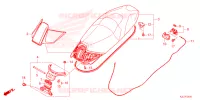 SELLE pour Honda ADV 350 HSVCS WITHOUT TOP CASE de 2024