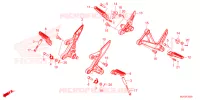 REPOSE PIED pour Honda CBR 500 R de 2024