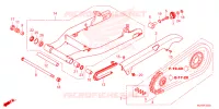 BRAS OSCILLANT pour Honda REBEL 500 TOURING de 2024