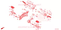 REPOSE PIED pour Honda REBEL 500 TOURING de 2024