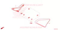 COUVERCLES LATERAUX pour Honda REBEL 500 ABS de 2024