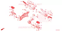 REPOSE PIED pour Honda REBEL 500 ABS de 2024