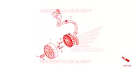 ROTOR   STATOR pour Honda FORZA 125 SMART TOP BOX de 2024
