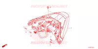 FEUX ARRIERE pour Honda FORZA 250 ABS TOP CASE de 2024