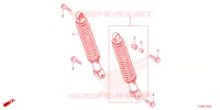 AMORTISSEUR ARRIERE pour Honda FORZA 350 VOICE CONTROL 5E de 2024