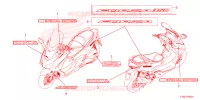 AUTOCOLLANTS pour Honda FORZA 350 VOICE CONTROL 5E de 2024