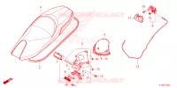 SELLE pour Honda FORZA 350 VOICE CONTROL 5E de 2024