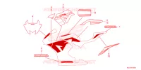 AUTOCOLLANTS pour Honda CBR 600 RR ABS de 2024