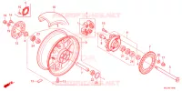 ROUE ARRIERE pour Honda CBR 600 RR ABS de 2024