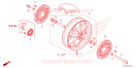 ROUE AVANT pour Honda CBR 600 RR ABS de 2024