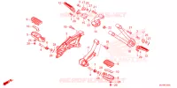 REPOSE PIED pour Honda REBEL 500 ABS de 2024