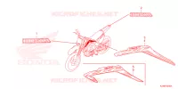 AUTOCOLLANTS pour Honda CRF 125 F de 2023