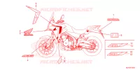 AUTOCOLLANTS pour Honda NX 500 de 2024