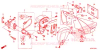 COUVERCLE LATERAL   OUTILS   CONTACTEUR A CLES pour Honda VT 1300 C FURY de 2024